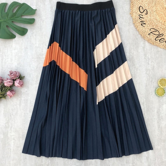 Waverly Pleated Midi Skirt