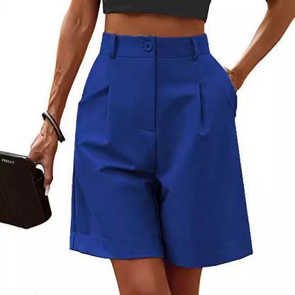 High Waist Slim Casual Bermuda for Women