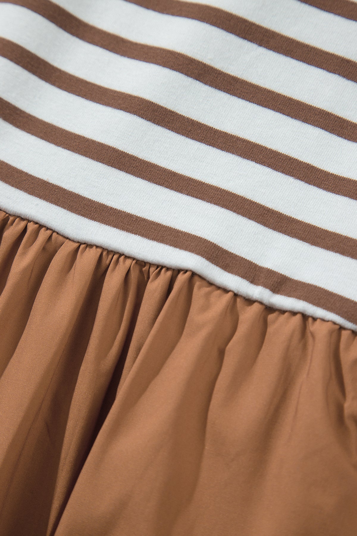 Striped Colorblock Sleeveless Maxi Dress