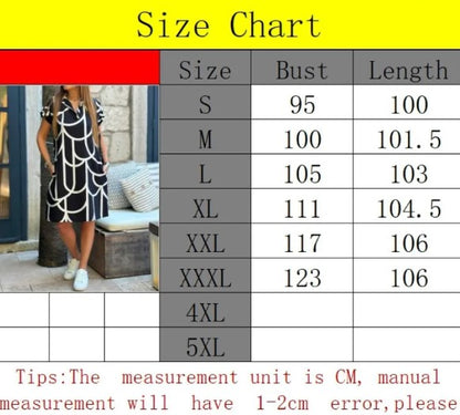 Printed Straight midi length Short Sleeve Dress