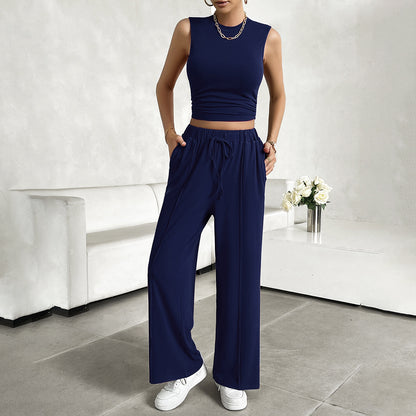 2 piece set- Pants & sleeveless top