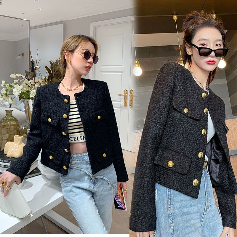 2025 European Style Tweed Short Jacket