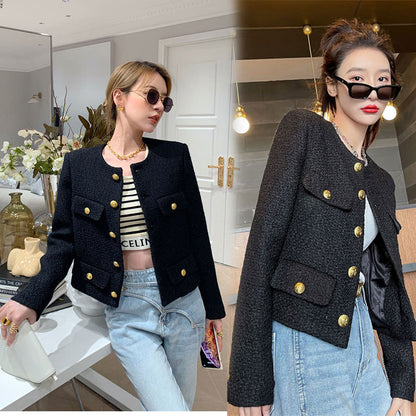 2025 European Style Tweed Short Jacket