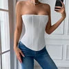 Women Fashion Corset Elastic Mesh Slim Fit Sexy Bustier