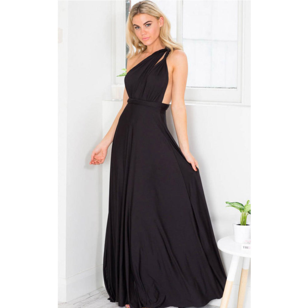 Multiway Wrap Convertible Boho Maxi Bandage Long Dress