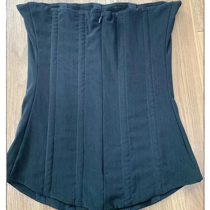 Tossy Mesh Backless Summer Vest Female Elegant Luxury Patchwork Strapless Solid Slim Streetwear Inner Sexy Y2k Tank Top Women's