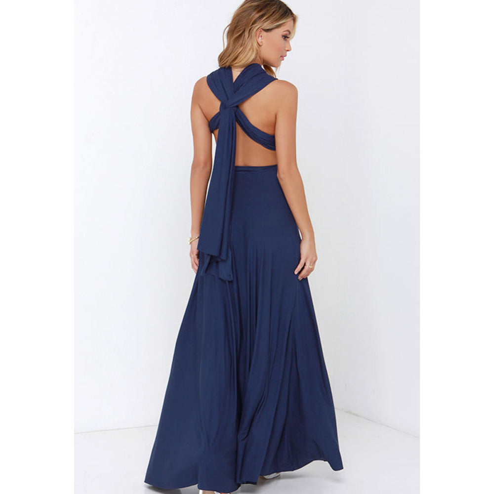 Multiway Wrap Convertible Boho Maxi Bandage Long Dress
