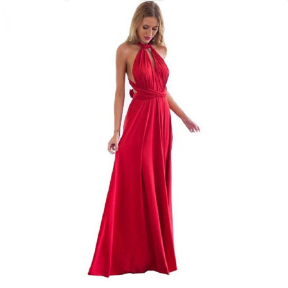 Multiway Wrap Convertible Boho Maxi Bandage Long Dress