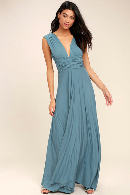 Multiway Wrap Convertible Boho Maxi Bandage Long Dress