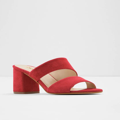 Open toe sandals with 5 cm block Heels