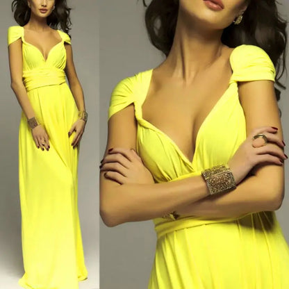 Multiway Wrap Convertible Boho Maxi Bandage Long Dress