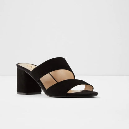 Open toe sandals with 5 cm block Heels
