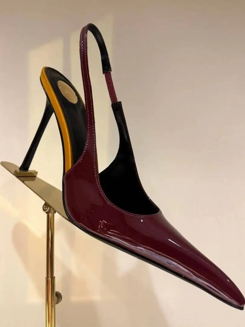 Women's Summer New Slim Fit High-heeled pointed  Sandals, Fashionable Pointed  Sandals