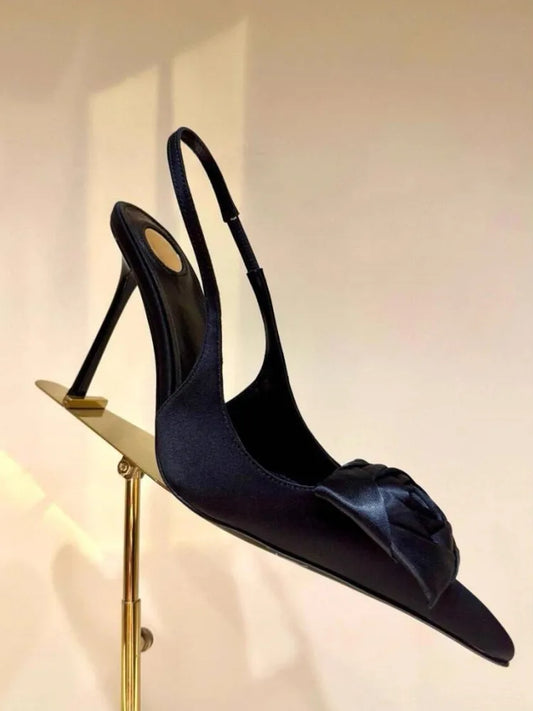 Women's Summer New Slim Fit High-heeled pointed  Sandals, Fashionable Pointed  Sandals