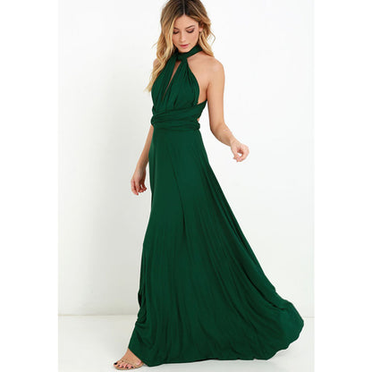 Multiway Wrap Convertible Boho Maxi Bandage Long Dress