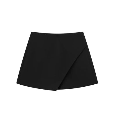 Asymmetric High waist Skort For Women Asymmetric - Skirt short
