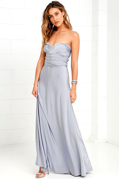 Multiway Wrap Convertible Boho Maxi Bandage Long Dress