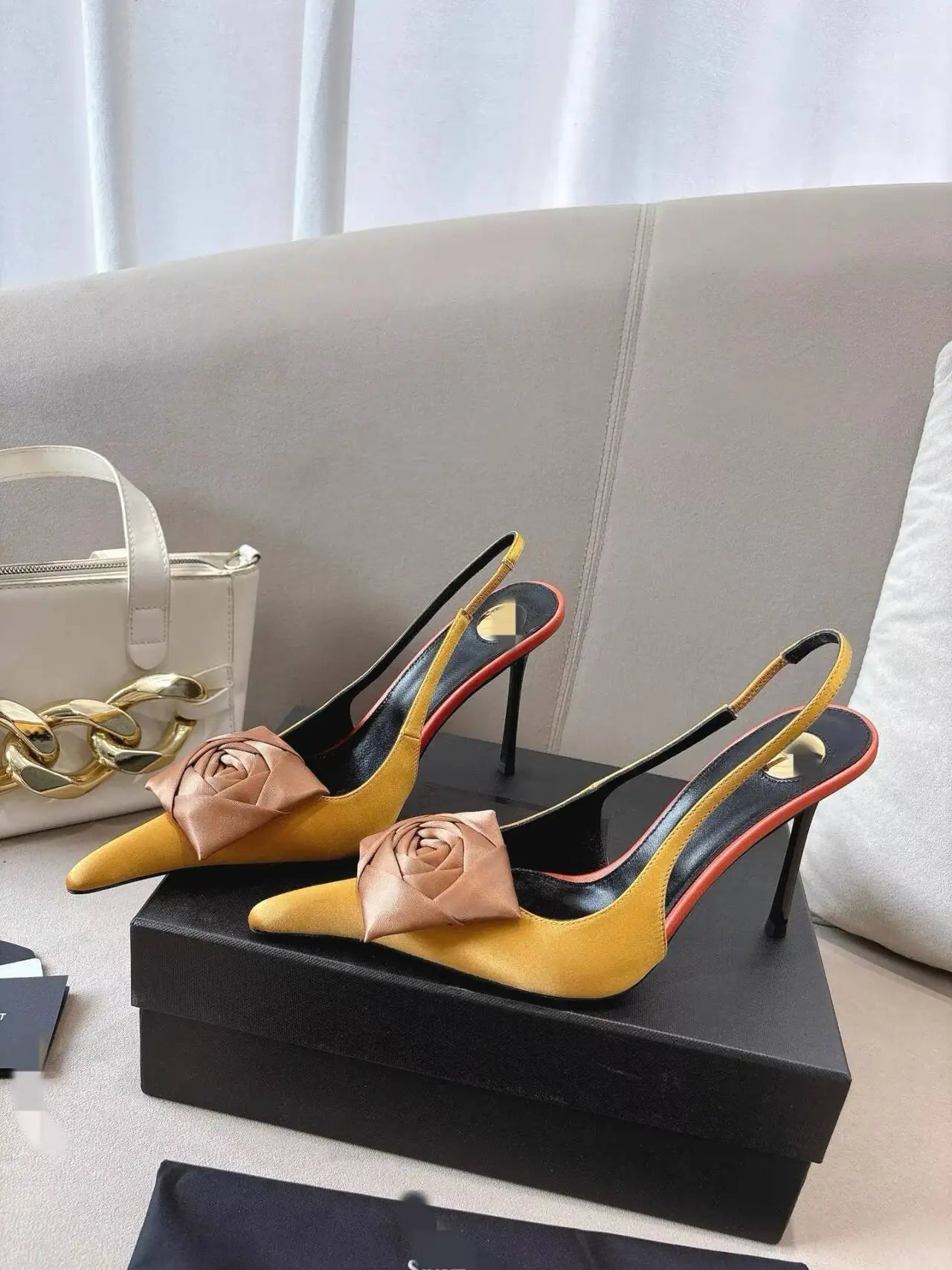 Women's Summer New Slim Fit High-heeled pointed  Sandals, Fashionable Pointed  Sandals