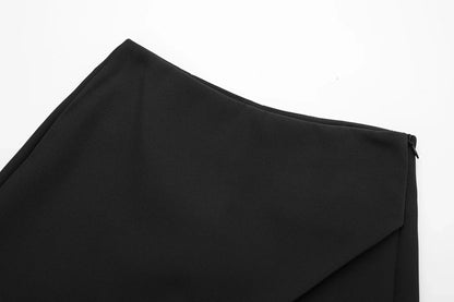 Asymmetric High waist Skort For Women Asymmetric - Skirt short