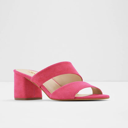Open toe sandals with 5 cm block Heels