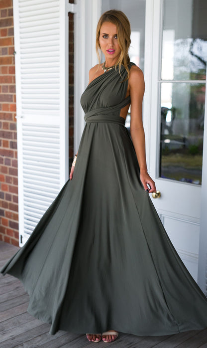 Multiway Wrap Convertible Boho Maxi Bandage Long Dress