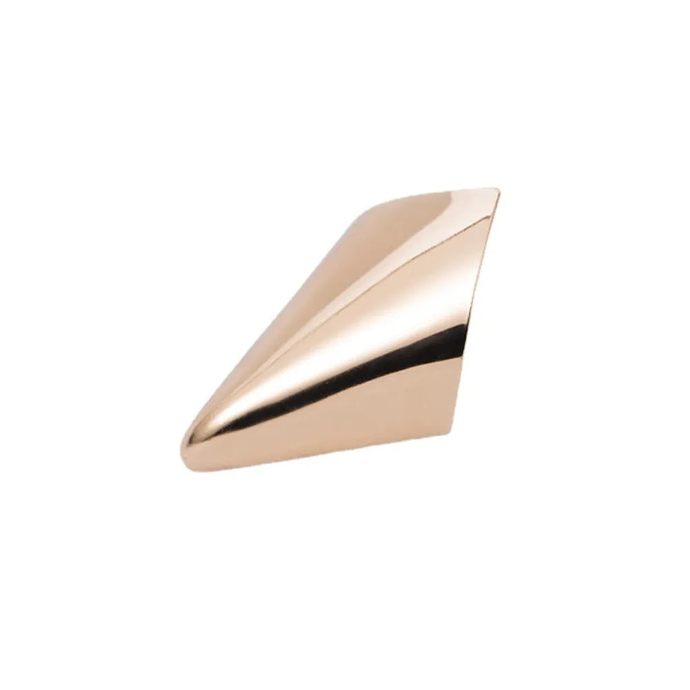 Tip Cap Decoration Anti Wear Anti-kick Shoe Pointed Protector Metal Shoe Toe Cover High Heels