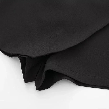 Asymmetric High waist Skort For Women Asymmetric - Skirt short
