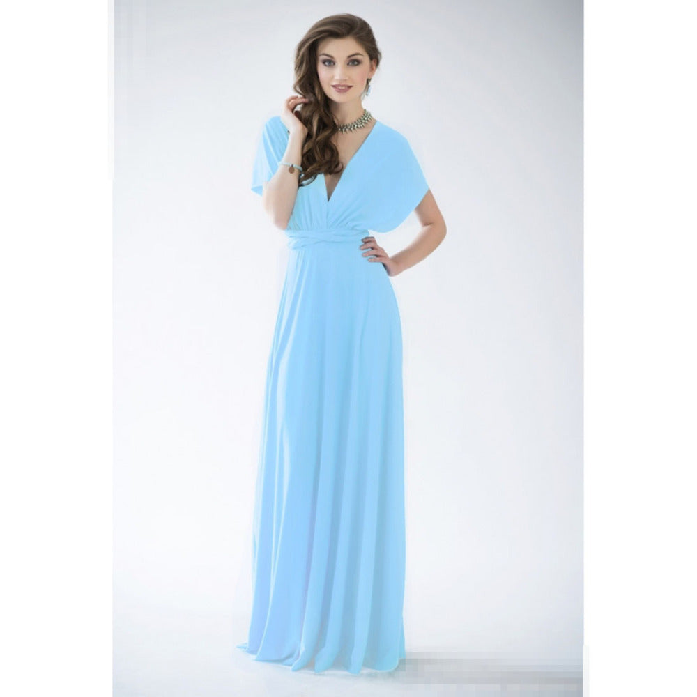 Multiway Wrap Convertible Boho Maxi Bandage Long Dress