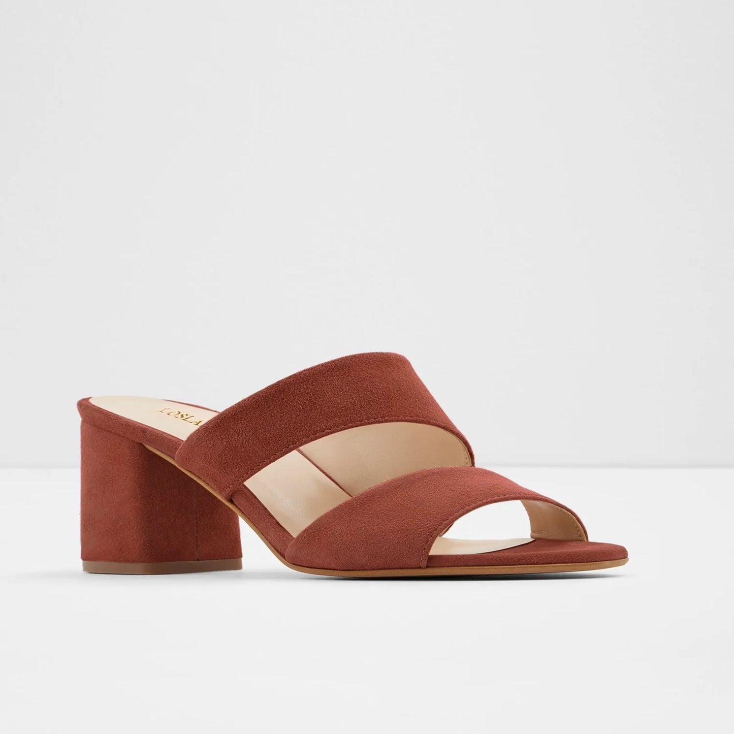 Open toe sandals with 5 cm block Heels