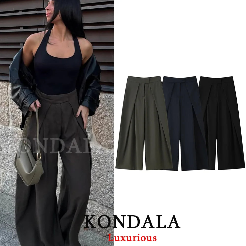 Casual Pleated Trouser with pockets