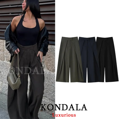 Casual Pleated Trouser with pockets
