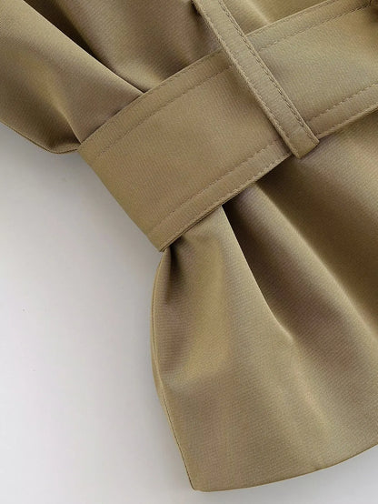 Women Elegant Commute Sleeveless Vest Jackets With Belt Spring Summer New Female High Street Chic Trench Vest Lady Casual Vests