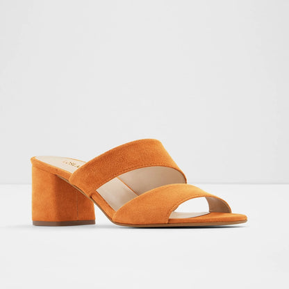 Open toe sandals with 5 cm block Heels