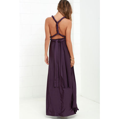 Multiway Wrap Convertible Boho Maxi Bandage Long Dress