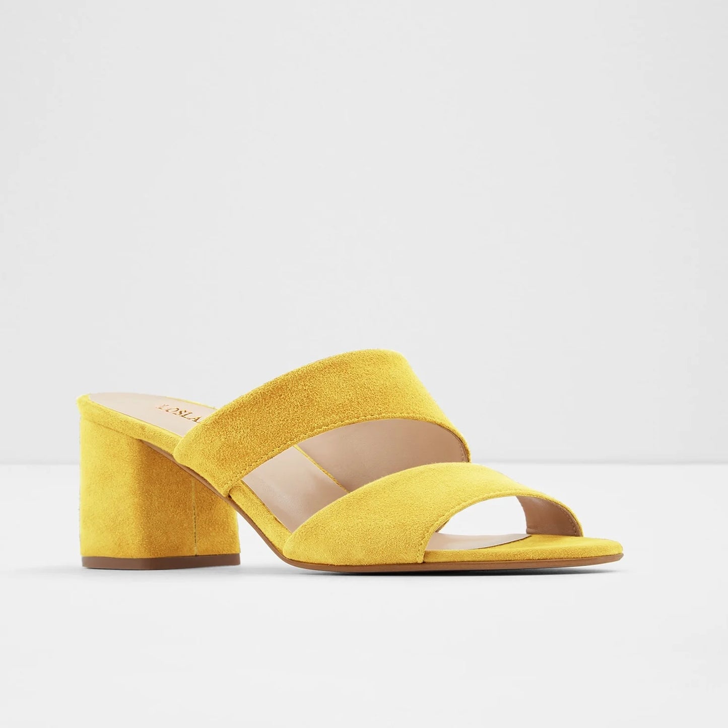 Open toe sandals with 5 cm block Heels