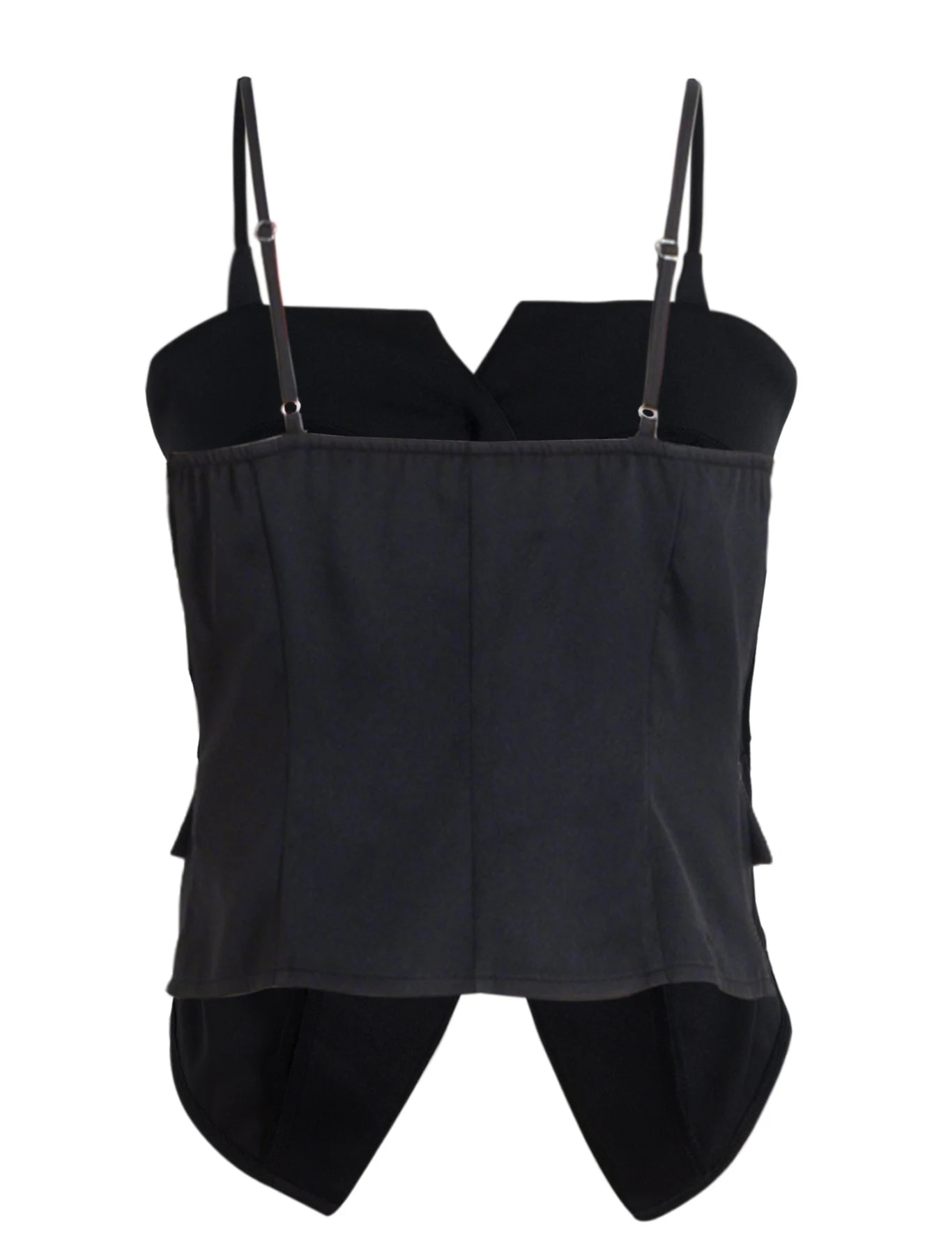 Women's Casual Tank Top Spring Summer Black Top Spaghetti Strap Sweetheart Neck Button Slim Fit Valentine's Day Elegant Sexy Top