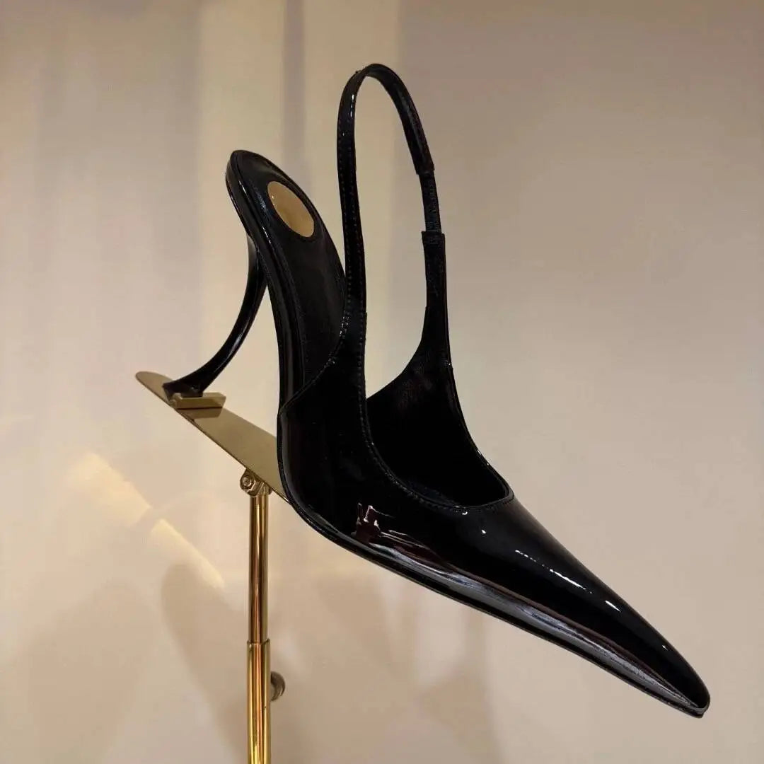 Women's Summer New Slim Fit High-heeled pointed  Sandals, Fashionable Pointed  Sandals