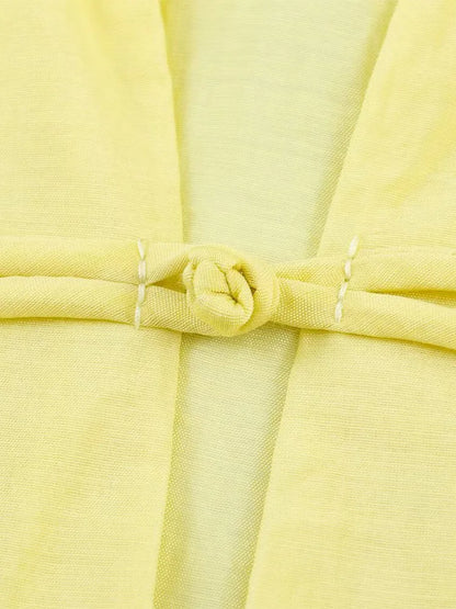 Chinese Style Frog Button Blouse