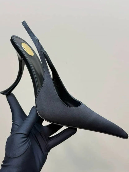 Women's Summer New Slim Fit High-heeled pointed  Sandals, Fashionable Pointed  Sandals