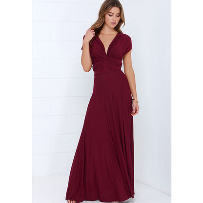 Multiway Wrap Convertible Boho Maxi Bandage Long Dress