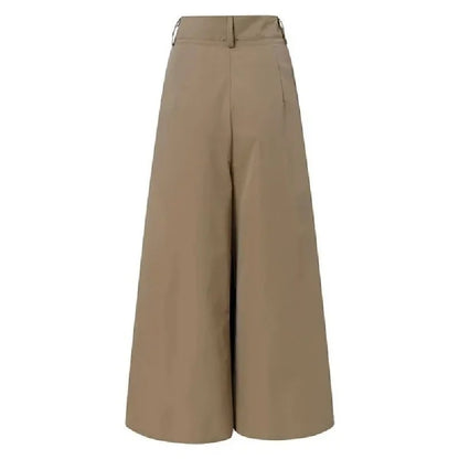 High-Waisted Pleated Wide-Leg Palazzo Pants