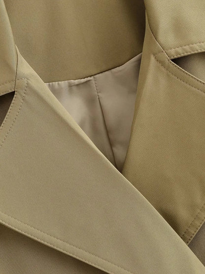 Women Elegant Commute Sleeveless Vest Jackets With Belt Spring Summer New Female High Street Chic Trench Vest Lady Casual Vests