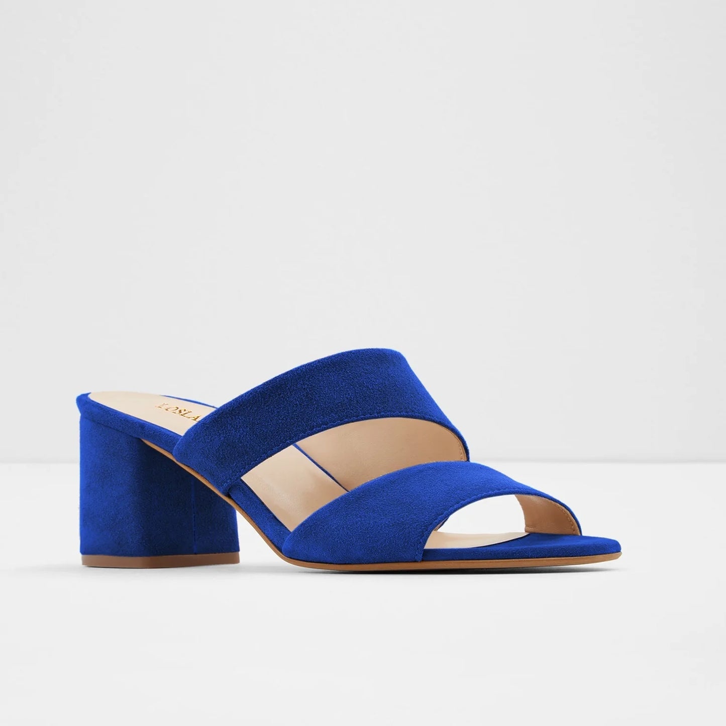 Open toe sandals with 5 cm block Heels