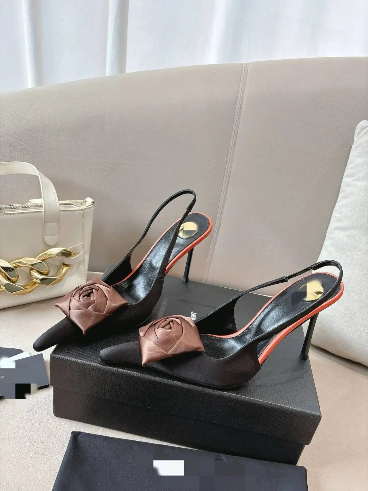Women's Summer New Slim Fit High-heeled pointed  Sandals, Fashionable Pointed  Sandals