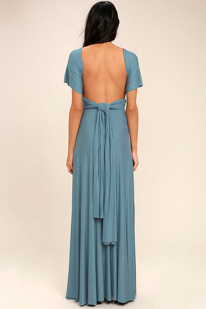 Multiway Wrap Convertible Boho Maxi Bandage Long Dress