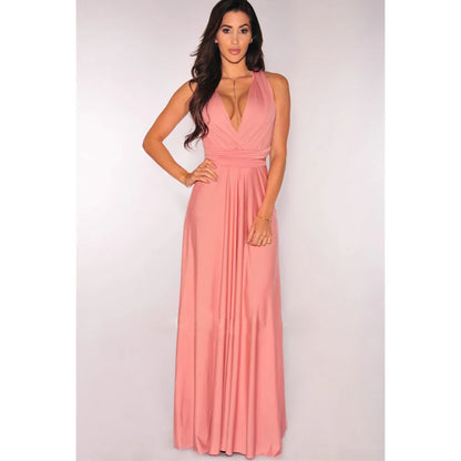 Multiway Wrap Convertible Boho Maxi Bandage Long Dress