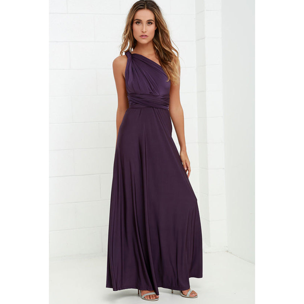 Multiway Wrap Convertible Boho Maxi Bandage Long Dress