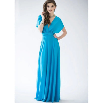 Multiway Wrap Convertible Boho Maxi Bandage Long Dress