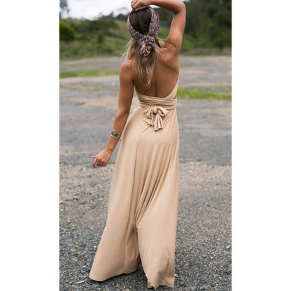 Multiway Wrap Convertible Boho Maxi Bandage Long Dress