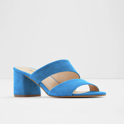 Open toe sandals with 5 cm block Heels
